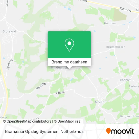 Biomassa Opslag Systemen kaart