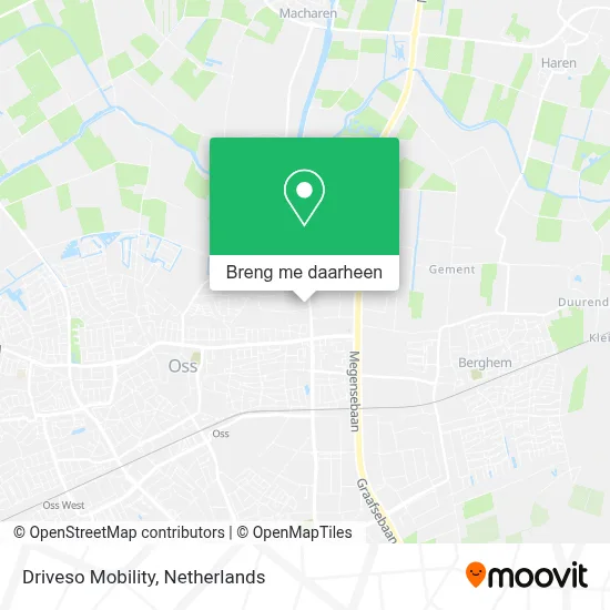 Driveso Mobility kaart