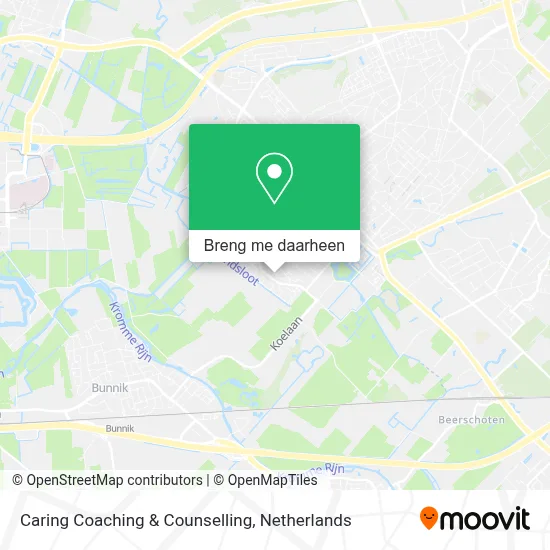 Caring Coaching & Counselling kaart