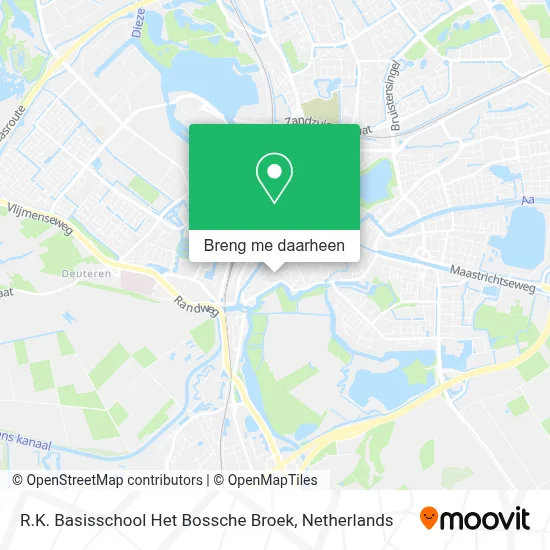 R.K. Basisschool Het Bossche Broek kaart