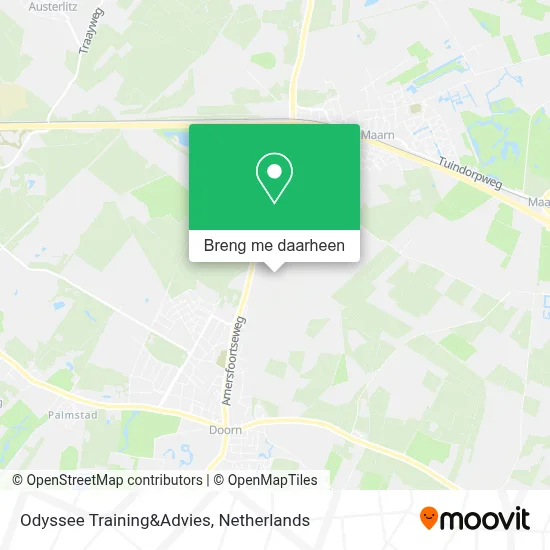 Odyssee Training&Advies kaart