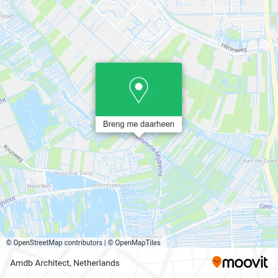 Amdb Architect kaart
