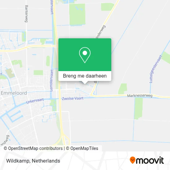 Wildkamp kaart