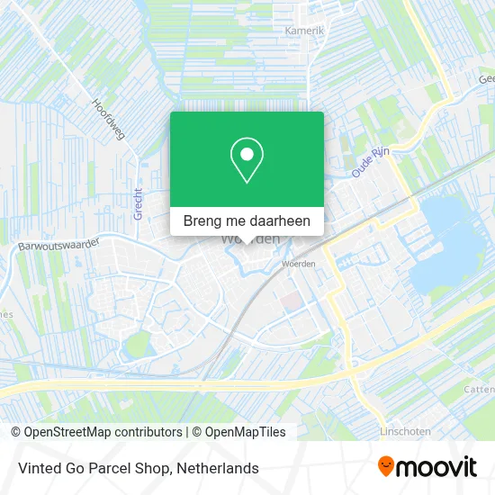 Vinted Go Parcel Shop kaart
