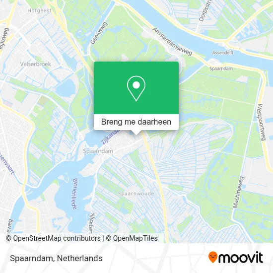 Spaarndam kaart