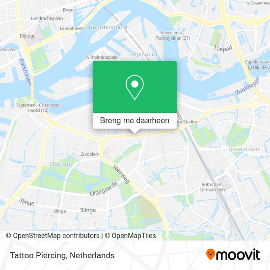 Tattoo Piercing kaart