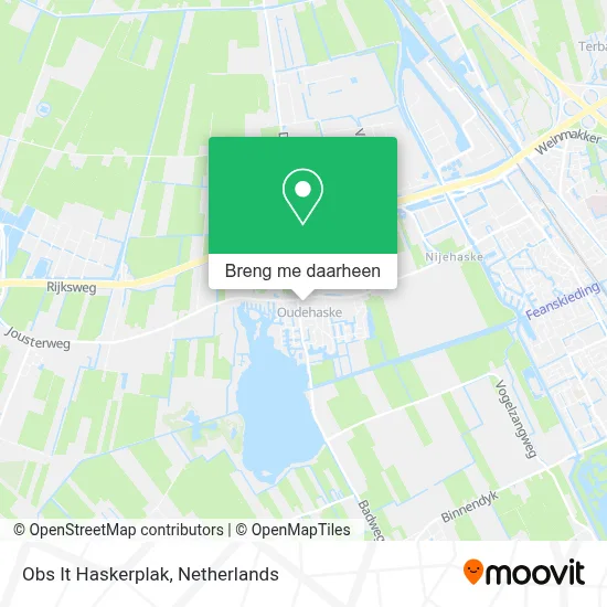 Obs It Haskerplak kaart