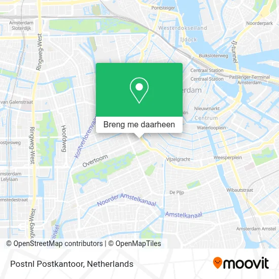 Postnl Postkantoor kaart
