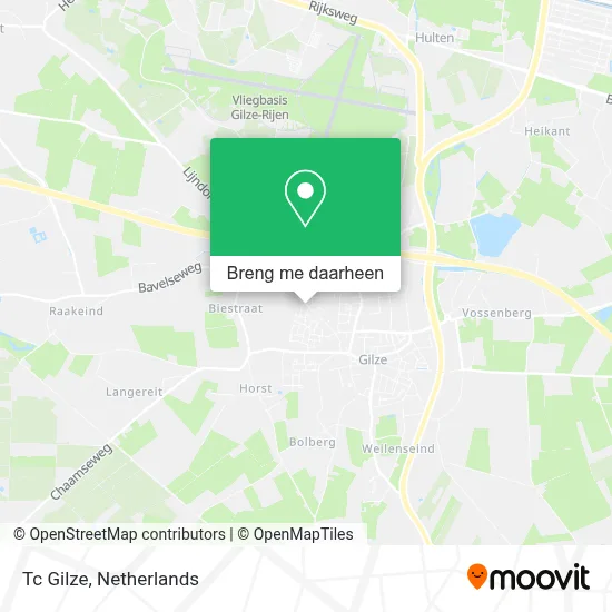 Tc Gilze kaart