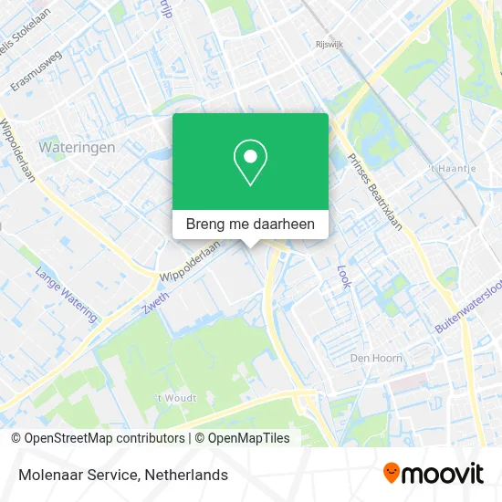 Molenaar Service kaart