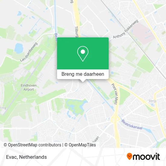 Evac kaart