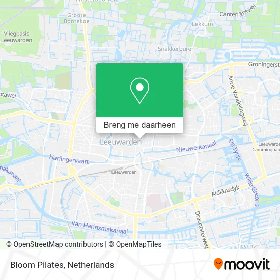 Bloom Pilates kaart