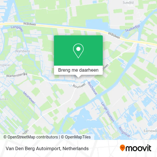 Van Den Berg Autoimport kaart