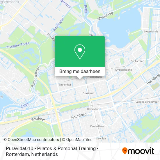 Puravida010 - Pilates & Personal Training - Rotterdam kaart
