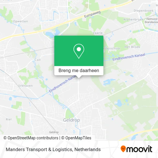 Manders Transport & Logistics kaart