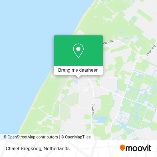 Chalet Bregkoog kaart