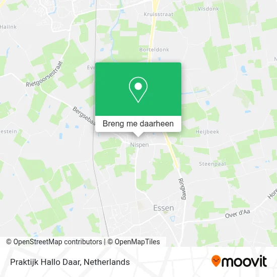 Praktijk Hallo Daar kaart