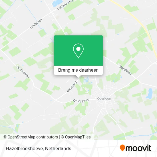 Hazelbroekhoeve kaart