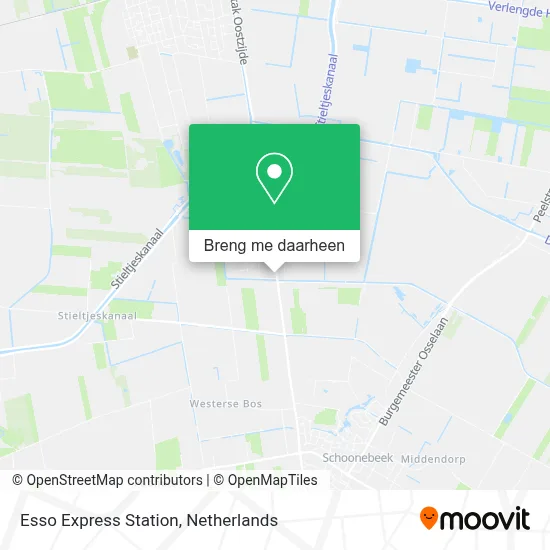 Esso Express Station kaart