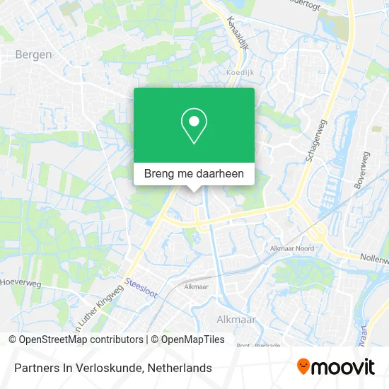 Partners In Verloskunde kaart