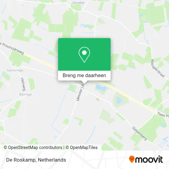 De Roskamp kaart