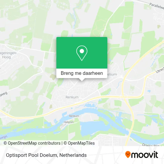 Optisport Pool Doelum kaart