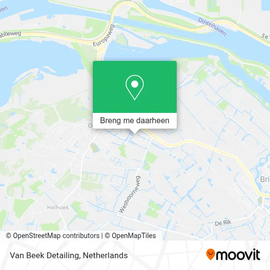 Van Beek Detailing kaart