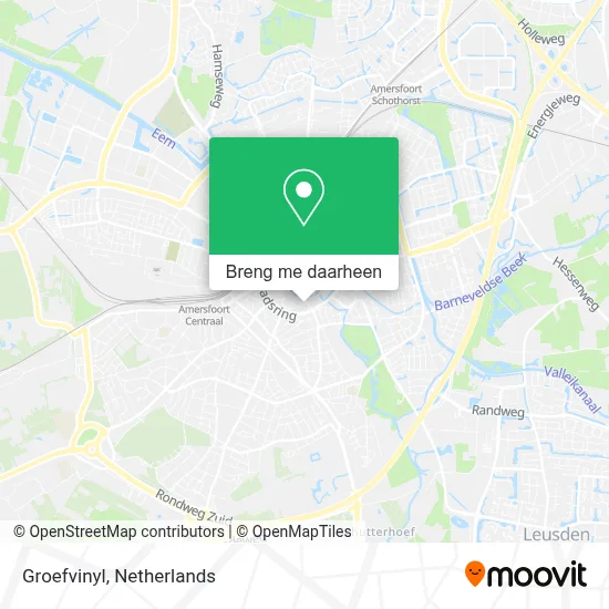 Groefvinyl kaart