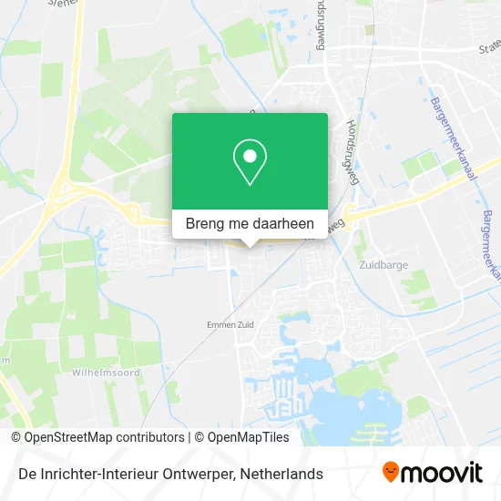 De Inrichter-Interieur Ontwerper kaart
