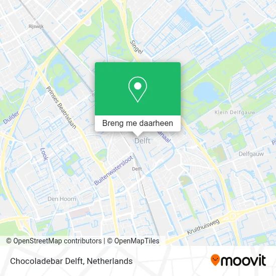 Chocoladebar Delft kaart