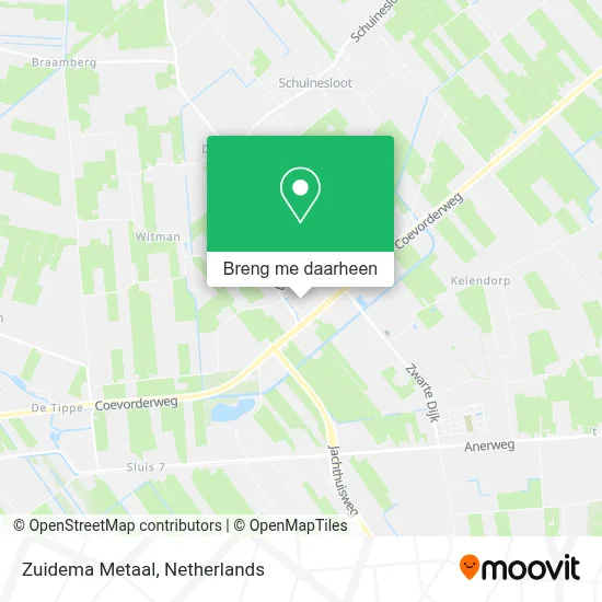 Zuidema Metaal kaart