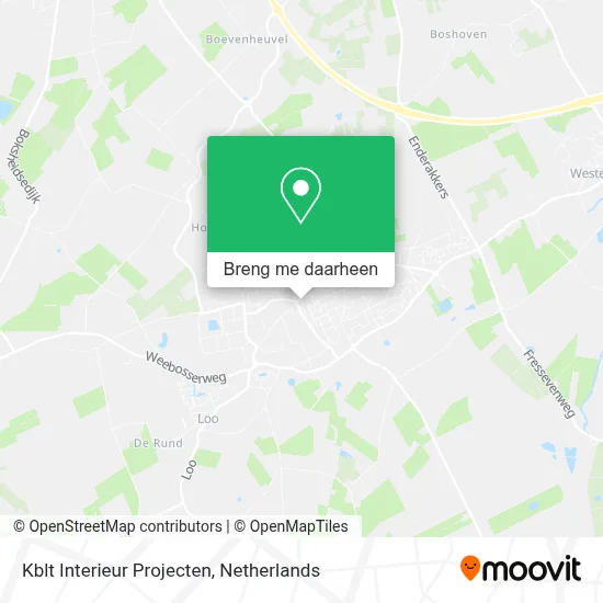 Kblt Interieur Projecten kaart