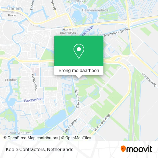 Koole Contractors kaart
