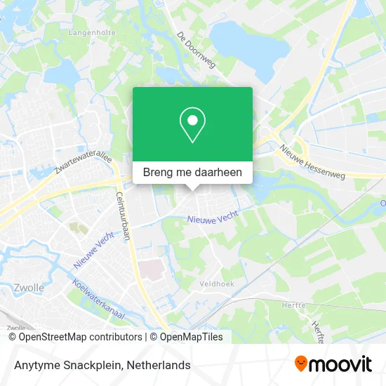 Anytyme Snackplein kaart