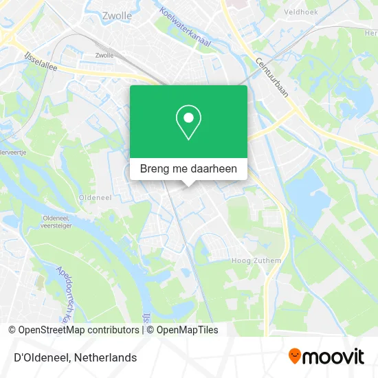 D'Oldeneel kaart
