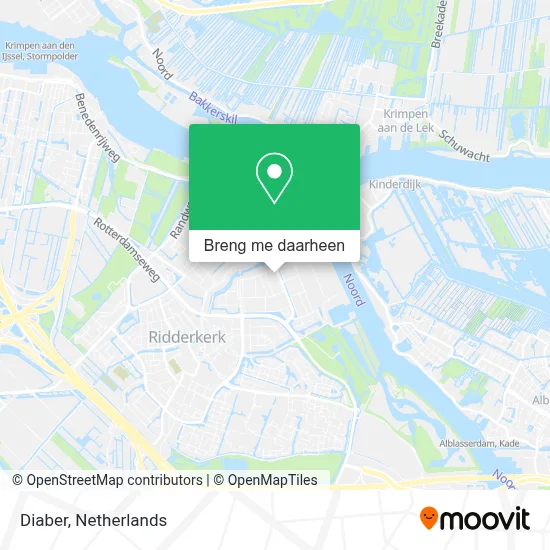 Diaber kaart