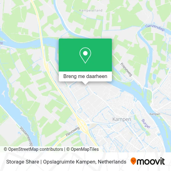 Storage Share | Opslagruimte Kampen kaart