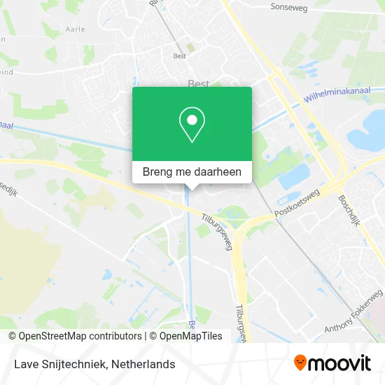 Lave Snijtechniek kaart
