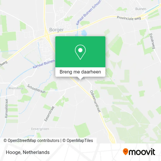 Hooge kaart