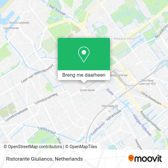 Ristorante Giulianos kaart