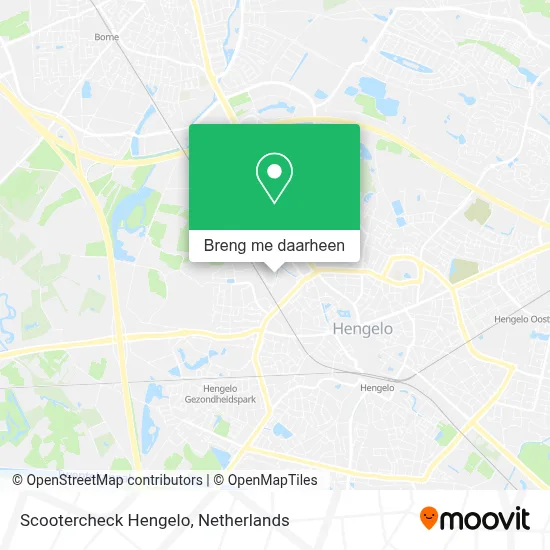 Scootercheck Hengelo kaart