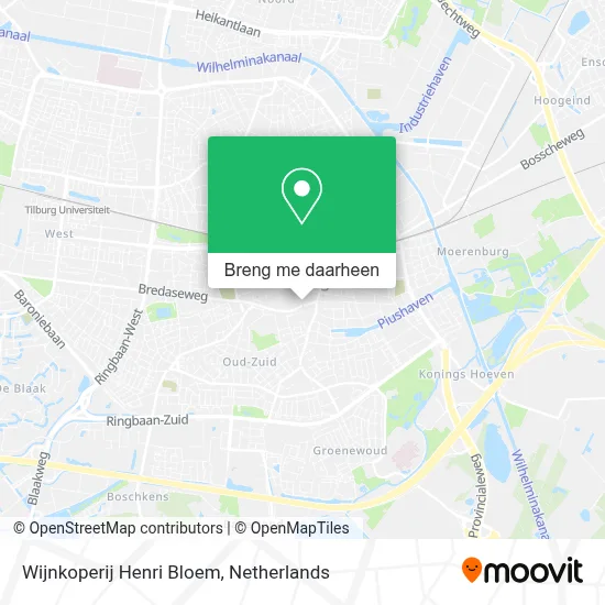 Wijnkoperij Henri Bloem kaart