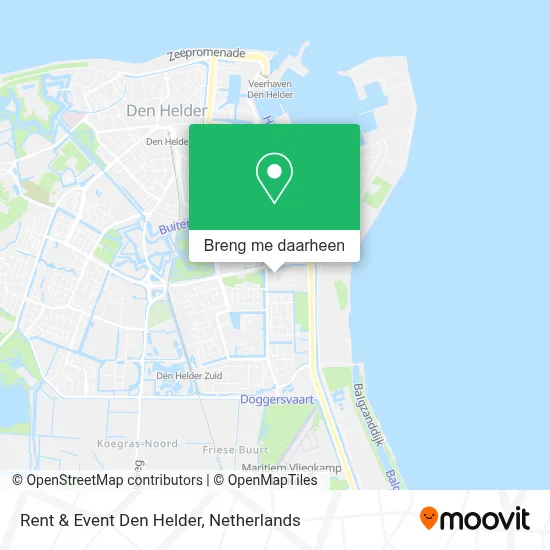 Rent & Event Den Helder kaart