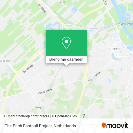 The Pitch Football Project kaart