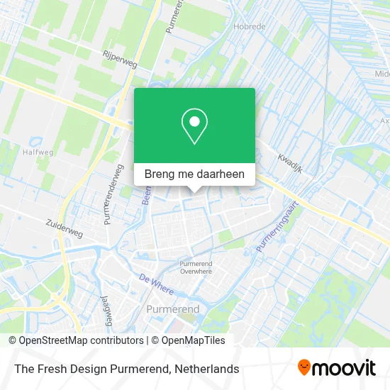 The Fresh Design Purmerend kaart