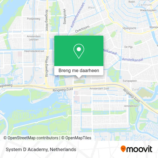 System D Academy kaart