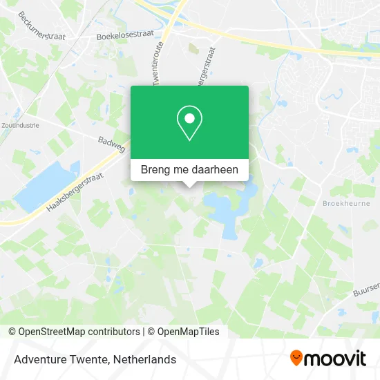 Adventure Twente kaart