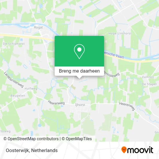Oosterwijk kaart