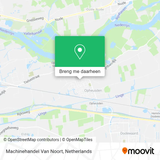 Machinehandel Van Noort kaart