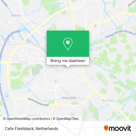 Cafe Flashback kaart